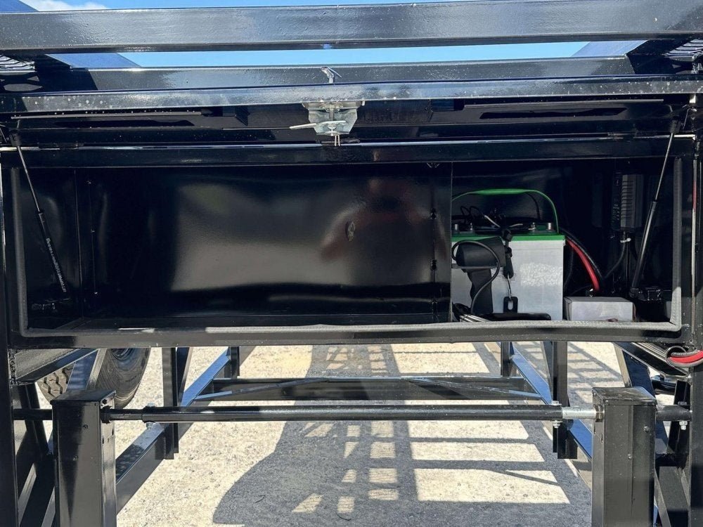 50' Wedge Car Hauler (3) 7k Axles - Winch - 14ply Tires plus Spare - 10' Aluminum Ramps 002945 - Stryker Dealership Group