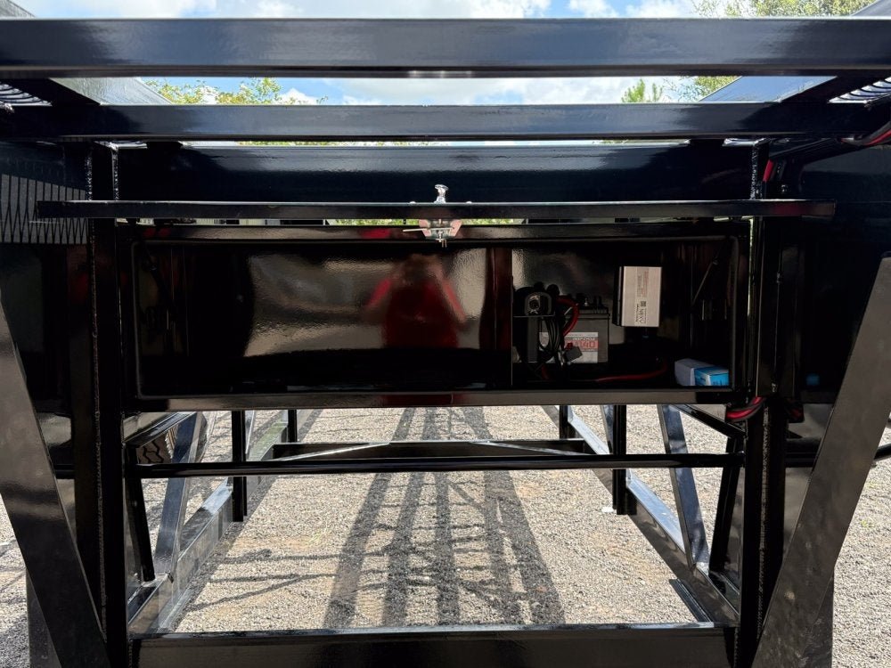 50' Wedge Car Hauler (3) 7k Axles - Winch - 14ply Tires plus Spare - 10' Aluminum Ramps 003662 - Stryker Dealership Group