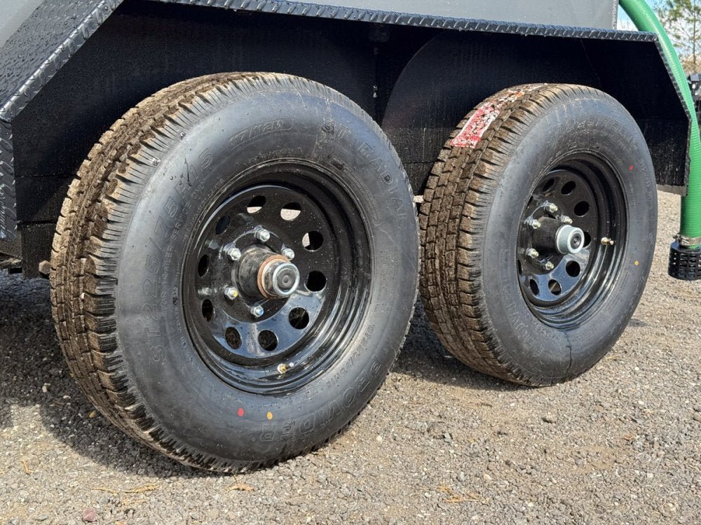 500 Gallon Water Tank Trailer with Pump and Hose 004472 - Stryker Dealership Group