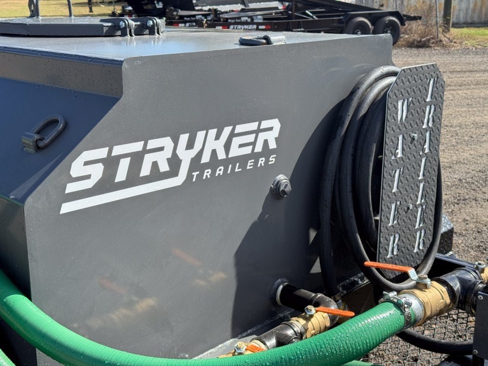 500 Gallon Water Tank Trailer with Pump and Hose 004473 - Stryker Dealership Group
