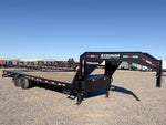25' Stryker Gooseneck Deckover Trailer Mega Ramps - (2) 7K Axles 003904