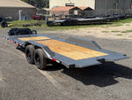 24' Horizon HET Bumper Pull Equipment Tilt Trailer Drive Over Fenders - (2) 10K Axles 015466