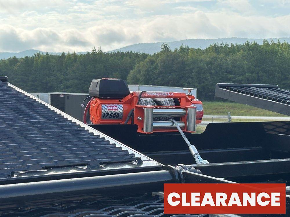 50' Low Profile Wedge (2) 12k Elec/Hyd Axles, Winch, 10' Aluminum Ramps, Spare - Wedge 3 Car Hauler - Multi Car Haulers - Stryker Dealership Group