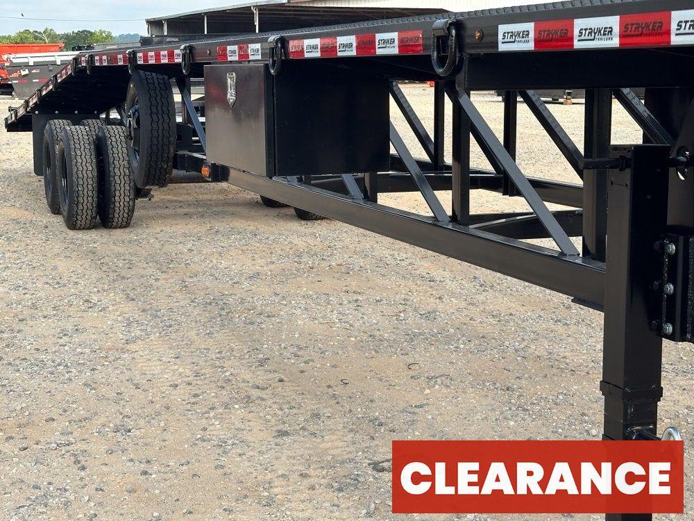 50' Low Profile Wedge (2) 12k Elec/Hyd Axles, Winch, 10' Aluminum Ramps, Spare - Wedge 3 Car Hauler - Multi Car Haulers - Stryker Dealership Group