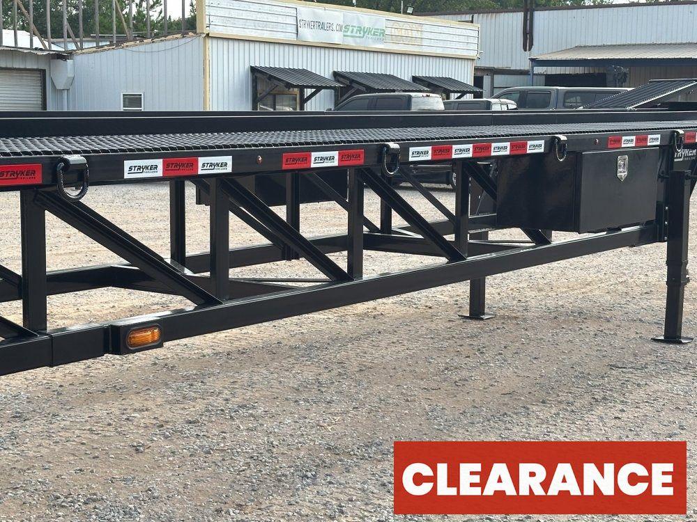 50' Low Profile Wedge (2) 12k Elec/Hyd Axles, Winch, 10' Aluminum Ramps, Spare - Wedge 3 Car Hauler - Multi Car Haulers - Stryker Dealership Group