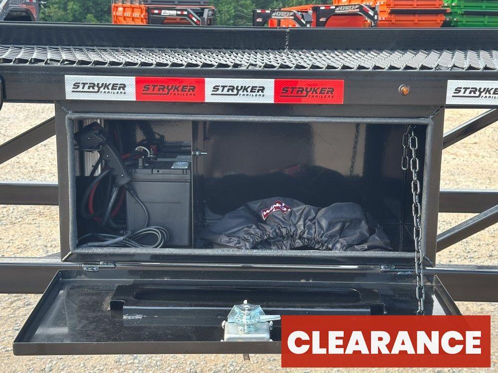 50' Low Profile Wedge (2) 12k Elec/Hyd Axles, Winch, 10' Aluminum Ramps, Spare - Wedge 3 Car Hauler - Multi Car Haulers - Stryker Dealership Group