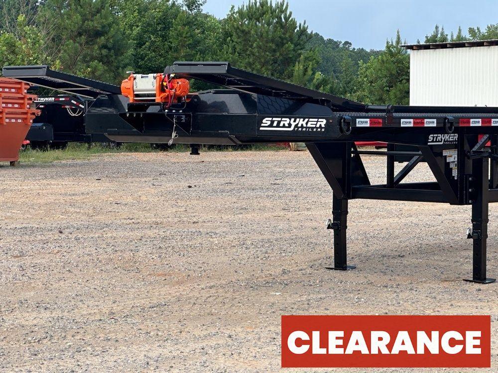 50' Low Profile Wedge (2) 12k Elec/Hyd Axles, Winch, 10' Aluminum Ramps, Spare - Wedge 3 Car Hauler - Multi Car Haulers - Stryker Dealership Group