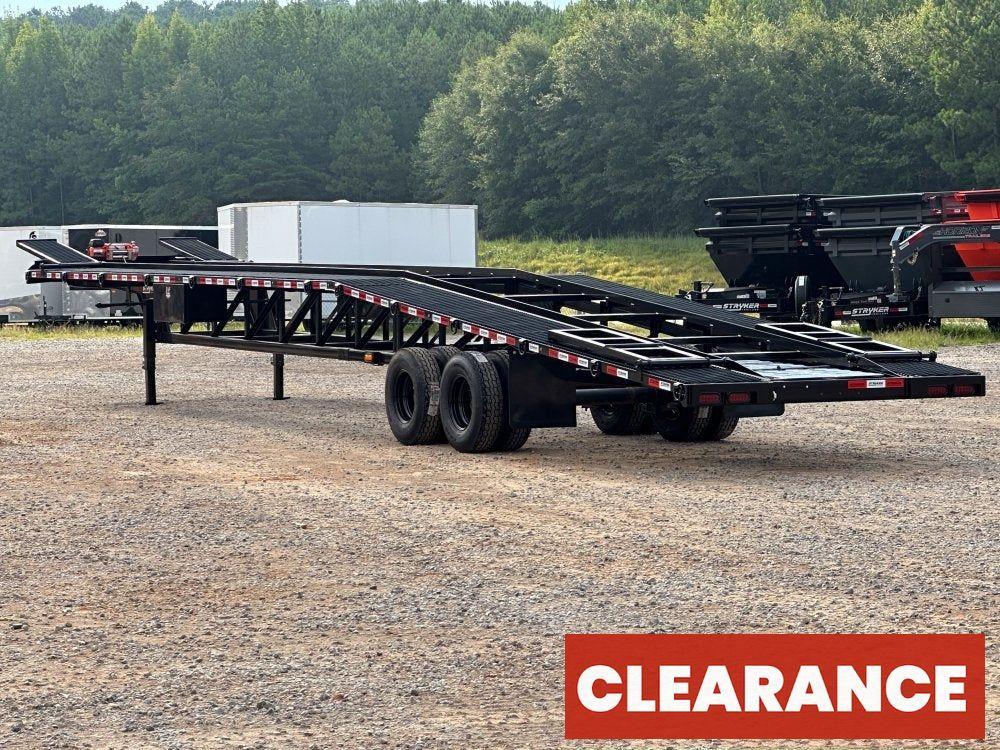50' Low Profile Wedge (2) 12k Elec/Hyd Axles, Winch, 10' Aluminum Ramps, Spare - Wedge 3 Car Hauler - Multi Car Haulers - Stryker Dealership Group