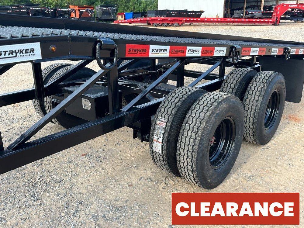 50' Low Profile Wedge (2) 12k Elec/Hyd Axles, Winch, 10' Aluminum Ramps, Spare - Wedge 3 Car Hauler - Multi Car Haulers - Stryker Dealership Group