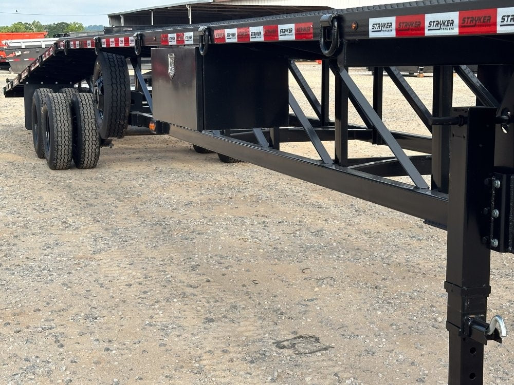50' Low Profile Wedge (2) 12k Elec/Hyd Axles, Winch, 10' Aluminum Ramps, Spare - Wedge 3 Car Hauler/Multi Car Haulers - Stryker Dealership Group