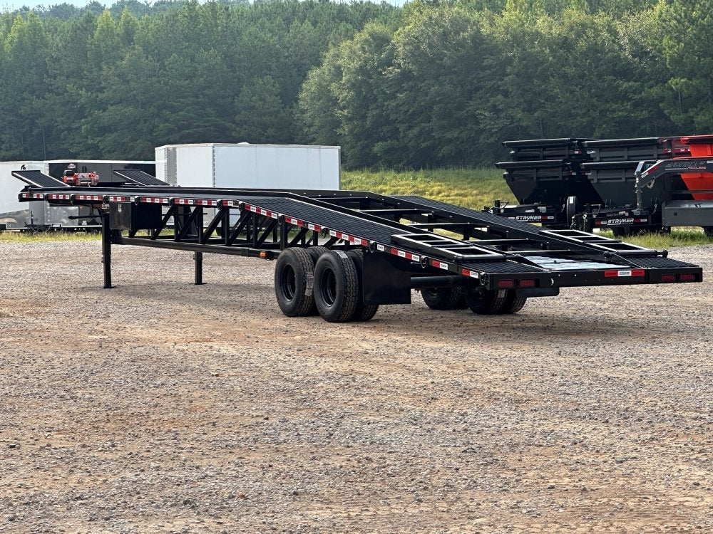 50' Low Profile Wedge (2) 12k Elec/Hyd Axles, Winch, 10' Aluminum Ramps, Spare - Wedge 3 Car Hauler/Multi Car Haulers - Stryker Dealership Group