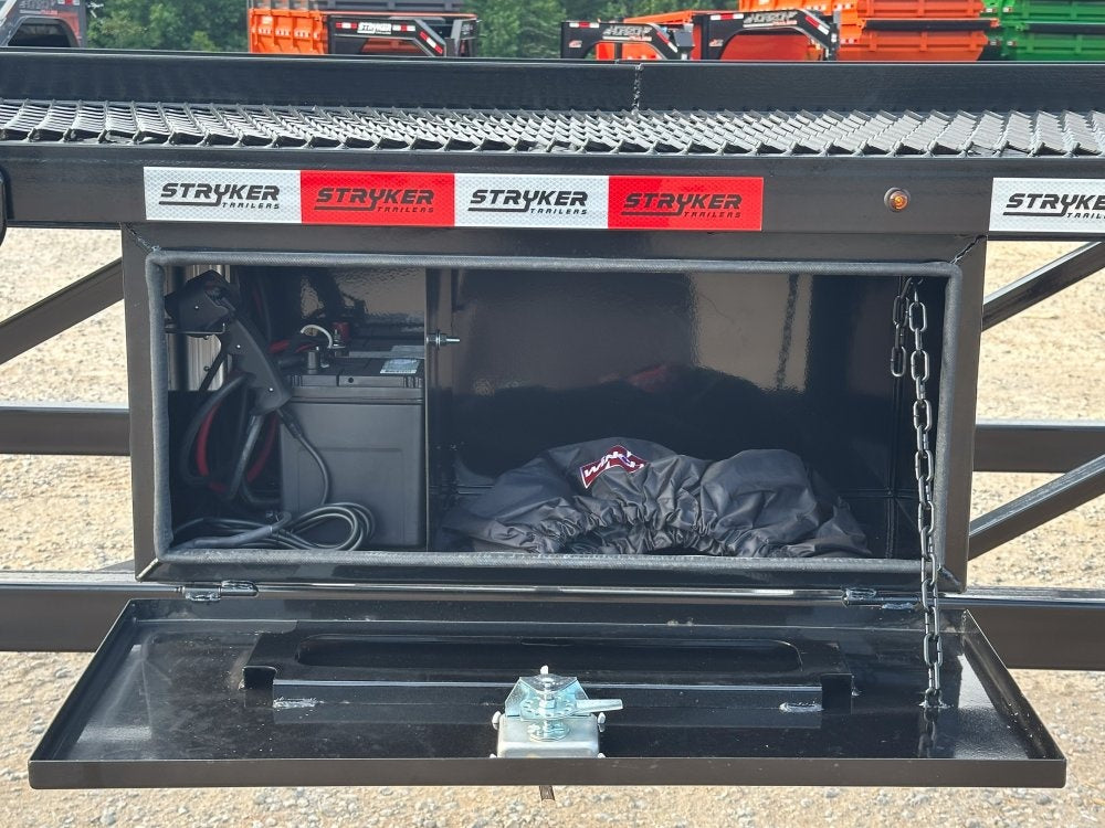 50' Low Profile Wedge (2) 12k Elec/Hyd Axles, Winch, 10' Aluminum Ramps, Spare - Wedge 3 Car Hauler/Multi Car Haulers - Stryker Dealership Group