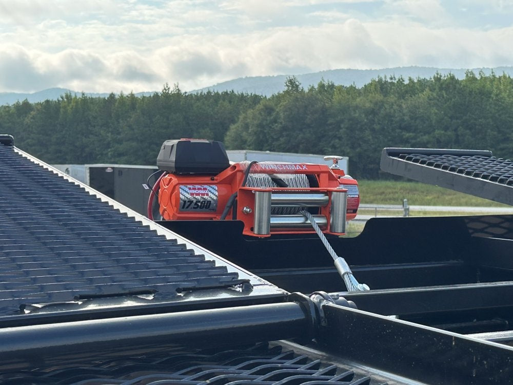 50' Low Profile Wedge (2) 12k Elec/Hyd Axles, Winch, 10' Aluminum Ramps, Spare - Wedge 3 Car Hauler - Multi Car Haulers - Stryker Dealership Group