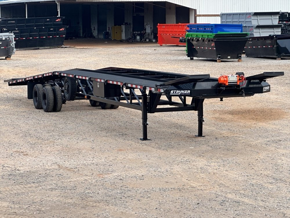 50' Low Profile Wedge (2) 12k Elec/Hyd Axles, Winch, 10' Aluminum Ramps, Spare - Wedge 3 Car Hauler - Multi Car Haulers - Stryker Dealership Group