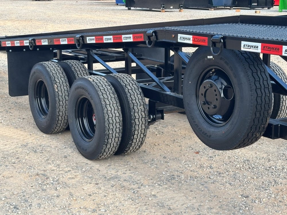 50' Low Profile Wedge (2) 12k Elec/Hyd Axles, Winch, 10' Aluminum Ramps, Spare - Wedge 3 Car Hauler - Multi Car Haulers - Stryker Dealership Group