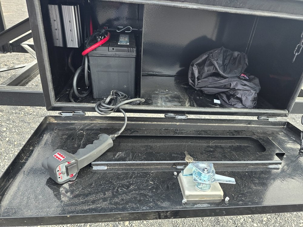 50' Low Profile Wedge (2) 12k Elec/Hyd Axles, Winch, 10' Aluminum Ramps, Spare - Wedge 3 Car Hauler/Multi Car Haulers - Stryker Dealership Group