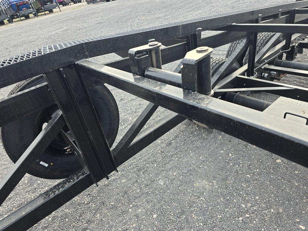 50' Low Profile Wedge (2) 12k Elec/Hyd Axles, Winch, 10' Aluminum Ramps, Spare - Wedge 3 Car Hauler/Multi Car Haulers - Stryker Dealership Group