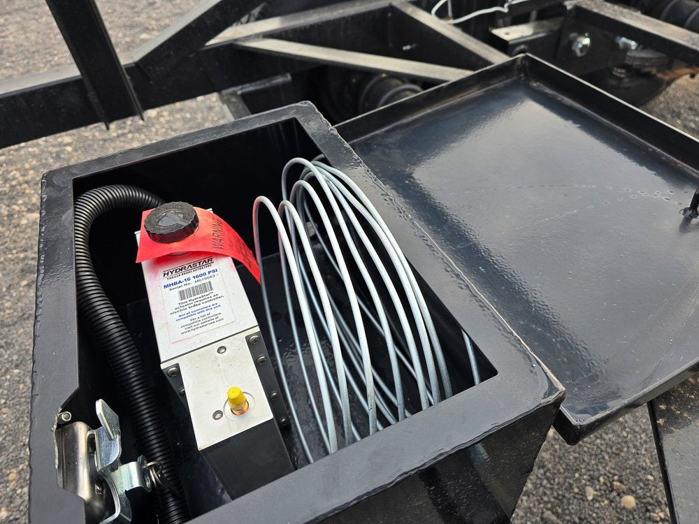 50' Low Profile Wedge (2) 12k Elec/Hyd Axles, Winch, 10' Aluminum Ramps, Spare - Wedge 3 Car Hauler - Multi Car Haulers - Stryker Dealership Group