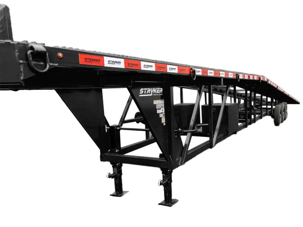 50' Wedge 3 Car Hauler (3) 7k axles w/ winch WR1849 - Product Line - Stryker Dealership Group