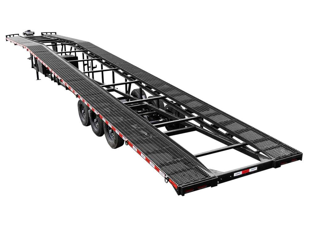 50' Wedge 3 Car Hauler (3) 7k axles w/ winch WR1849 - Product Line - Stryker Dealership Group