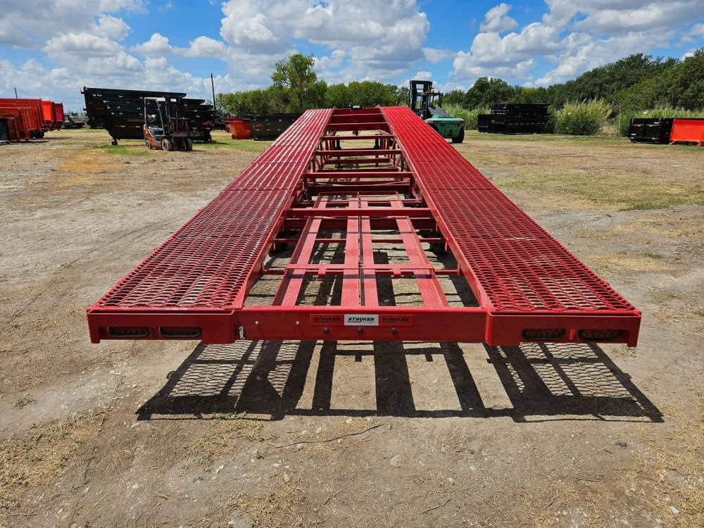 50' Wedge Car Hauler (3) 7k Axles - Winch - 14ply Tires plus Spare - 10' Aluminum Ramps - Wedge 3 Car Hauler/Multi Car Haulers - Stryker Dealership Group