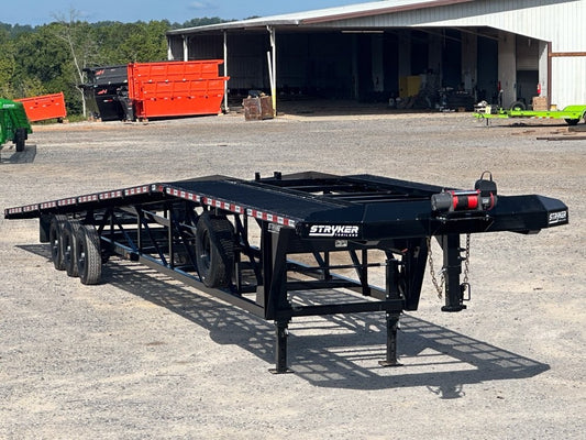 50' Wedge Car Hauler (3) 7k Axles - Winch - 14ply Tires plus Spare - 10' Aluminum Ramps - Wedge 3 Car Hauler/Multi Car Haulers - Stryker Dealership Group
