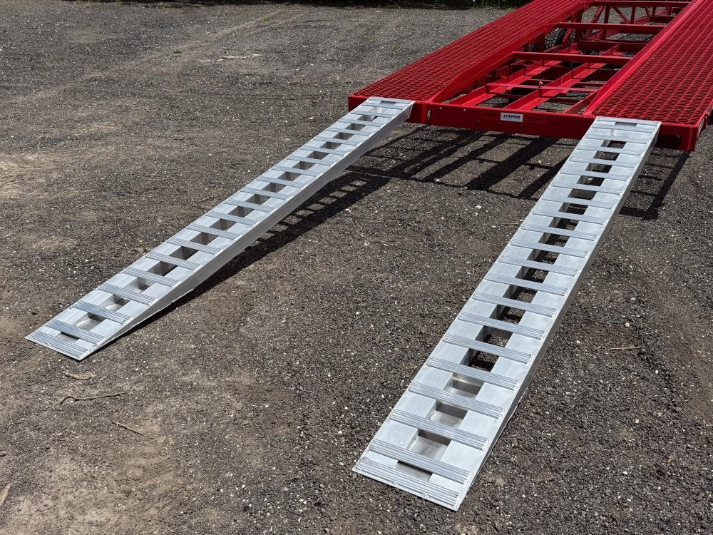 50' Wedge Car Hauler (3) 7k Axles - Winch - 14ply Tires plus Spare - 10' Aluminum Ramps - Wedge 3 Car Hauler/Multi Car Haulers - Stryker Dealership Group