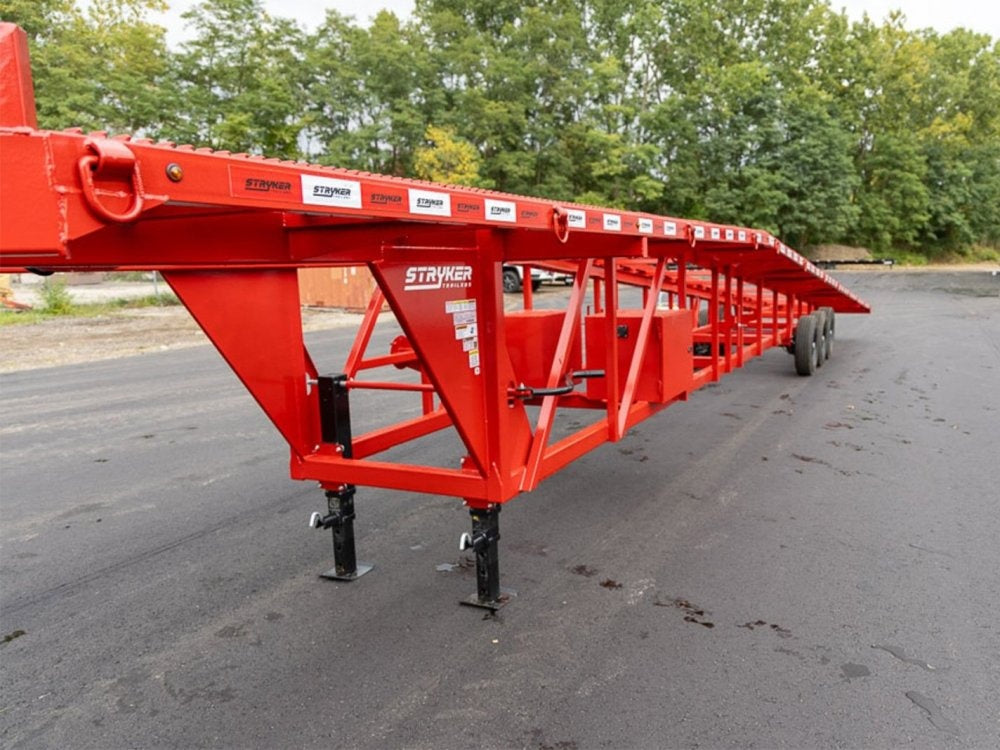 50' Wedge Car Hauler (3) 7k Axles - Winch - 14ply Tires plus Spare - 10' Aluminum Ramps - Wedge 3 Car Hauler/Multi Car Haulers - Stryker Dealership Group