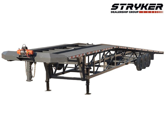 50' Wedge Car Hauler (3) 7k Axles - Winch - 14ply Tires plus Spare - 10' Aluminum Ramps - Wedge 3 Car Hauler/Multi Car Haulers - Stryker Dealership Group