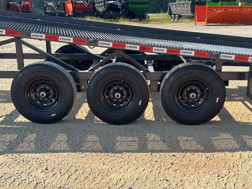 50' Wedge Car Hauler (3) 7k Axles - Winch - 14ply Tires plus Spare - 10' Aluminum Ramps - Wedge 3 Car Hauler/Multi Car Haulers - Stryker Dealership Group