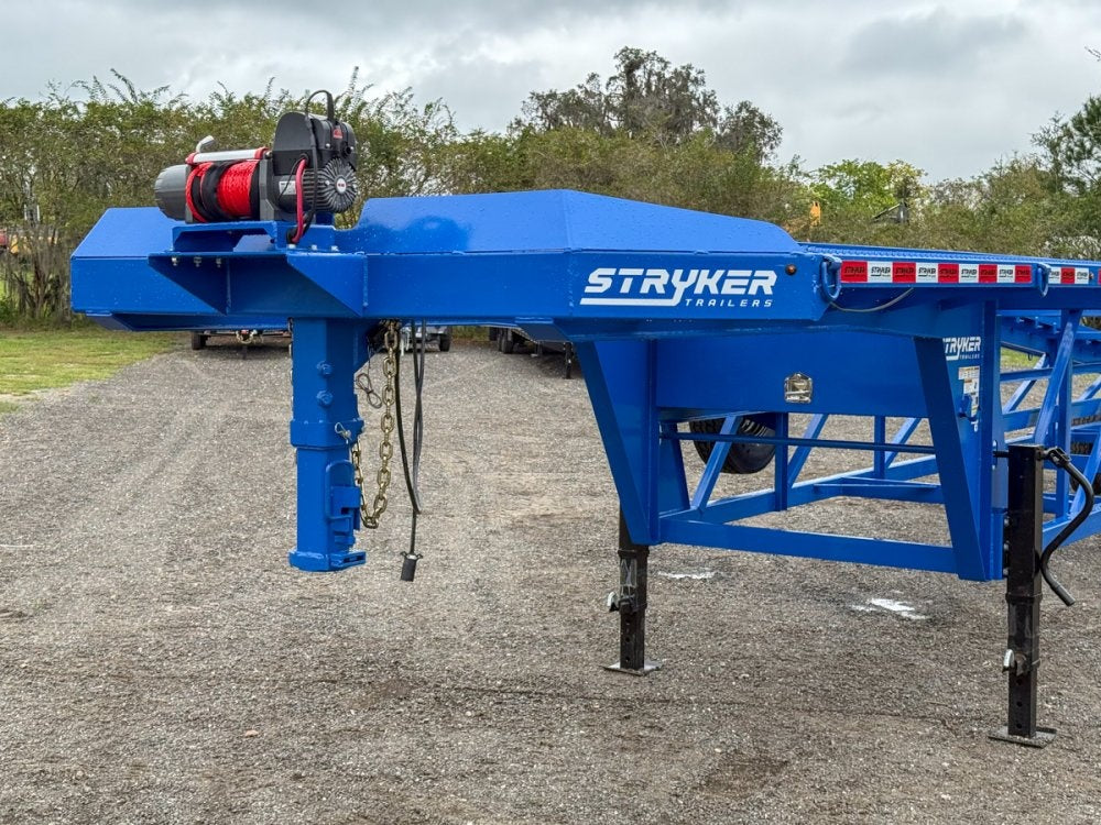 50' Wedge Car Hauler (3) 7k Axles - Winch - 14ply Tires plus Spare - 10' Aluminum Ramps - Wedge 3 Car Hauler - Multi Car Haulers - Stryker Dealership Group