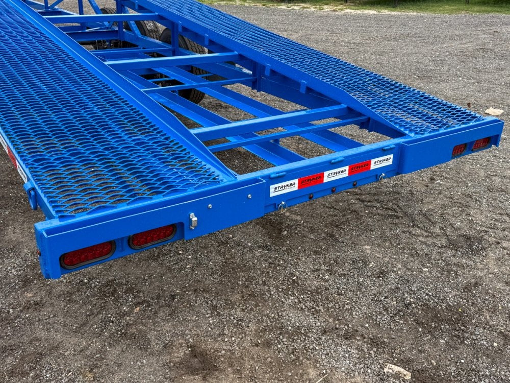 50' Wedge Car Hauler (3) 7k Axles - Winch - 14ply Tires plus Spare - 10' Aluminum Ramps - Wedge 3 Car Hauler/Multi Car Haulers - Stryker Dealership Group