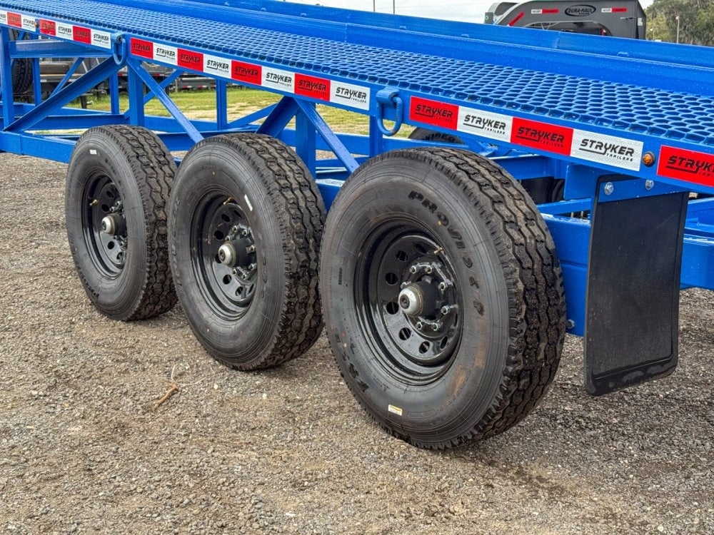 50' Wedge Car Hauler (3) 7k Axles - Winch - 14ply Tires plus Spare - 10' Aluminum Ramps - Wedge 3 Car Hauler/Multi Car Haulers - Stryker Dealership Group
