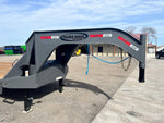 40' DKO Gooseneck Deckover 35' + 5' Mega Ramps (2) 12K Axles 011386