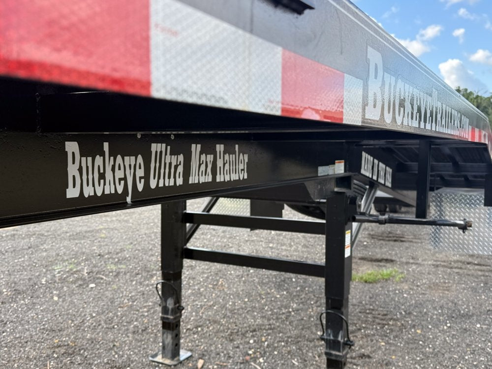 53' Ultra Max 4 Car Trailer, (2) 10K Axles, +3F +3R, 102" Wide, 30" Wide Grate, 9' Aluminum Ramps - Four Car Hauler/Multi Car Haulers - Stryker Dealership Group