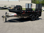 14' Horizon HZ7 Bumper Pull Dump Trailer 24" Side Walls - (2) 7K Axles 017844