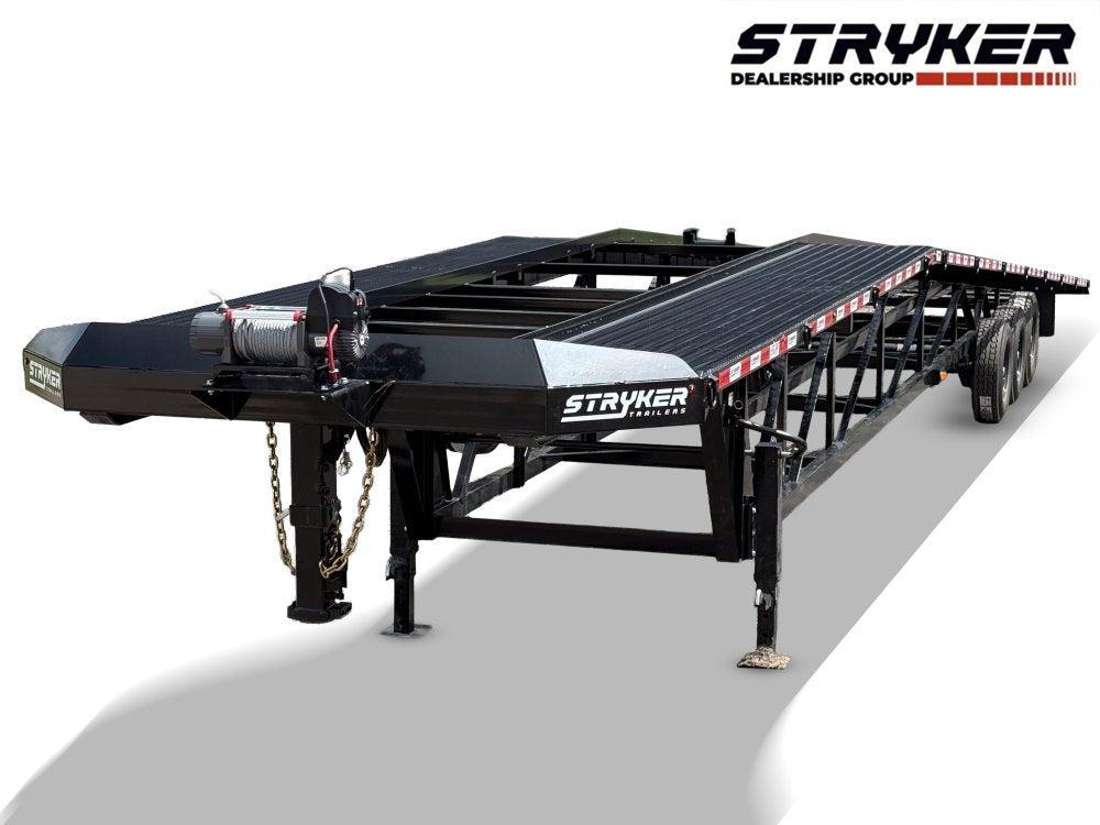50' Stryker Gooseneck Wedge 3 Car Hauler - (3) 7k Axles Derated 004590