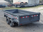 14' Stryker SDT Bumper Pull Dump Trailer 24" Side Walls - (2) 7k Axles 004268