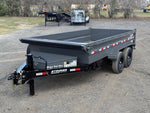 14' Stryker SDT Bumper Pull Dump Trailer 24" Side Walls - (2) 7k Axles 004268