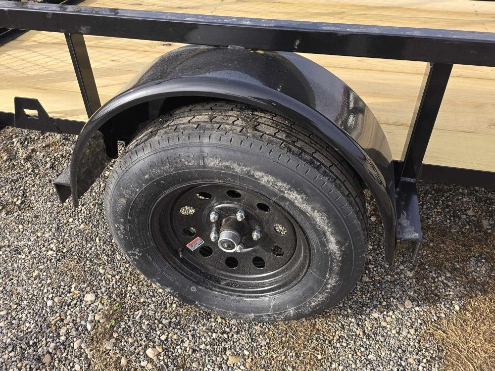 5' x 10' Utility Trailer - 2" Coupler, 4' Ramp Tailgate - Utility Trailers - Stryker Dealership Group