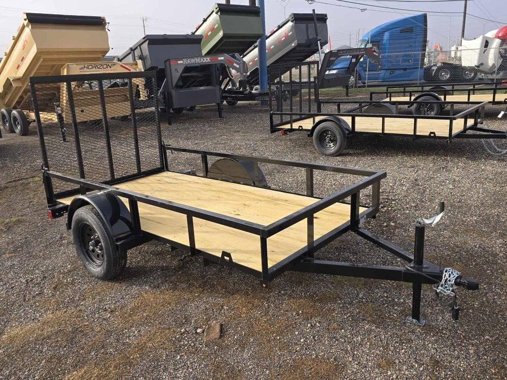 5' x 10' Utility Trailer - 2" Coupler, 4' Ramp Tailgate - Utility Trailers - Stryker Dealership Group