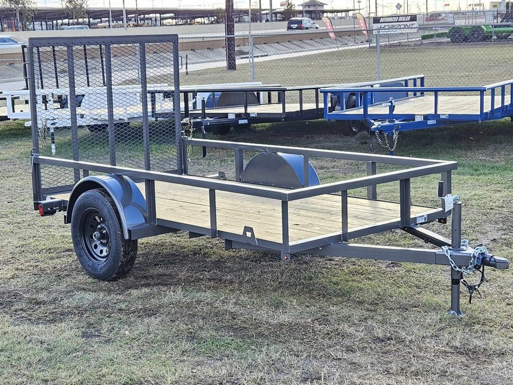 5' x 10' Utility Trailer - 2" Coupler, 4' Ramp Tailgate - Utility Trailers - Stryker Dealership Group