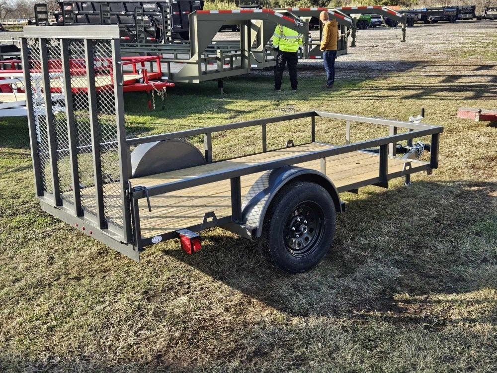 5' x 10' Utility Trailer - 2" Coupler, 4' Ramp Tailgate - Utility Trailers - Stryker Dealership Group