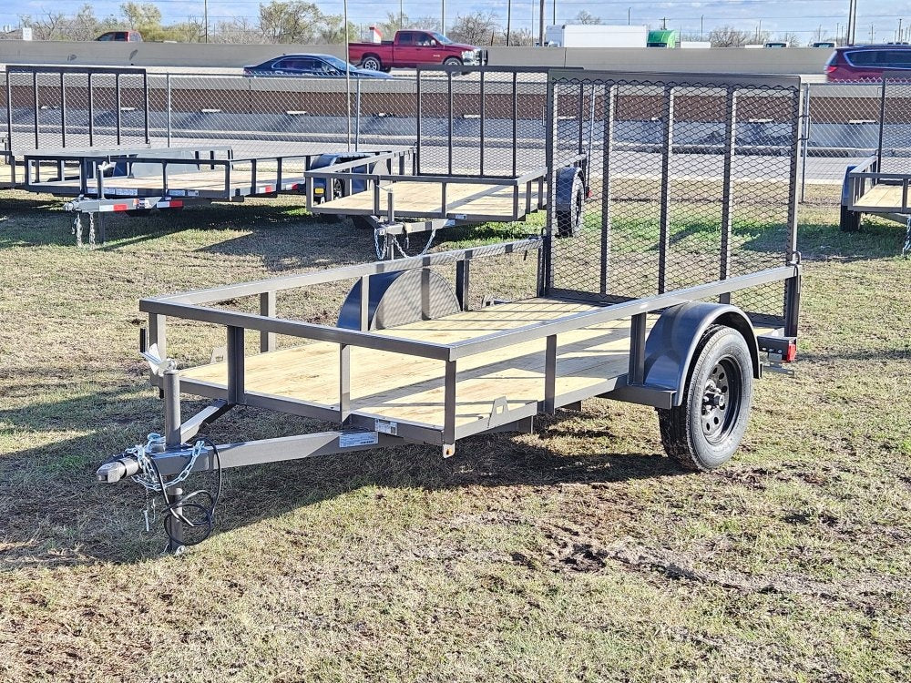 5' x 10' Utility Trailer - 2" Coupler, 4' Ramp Tailgate - Utility Trailers - Stryker Dealership Group