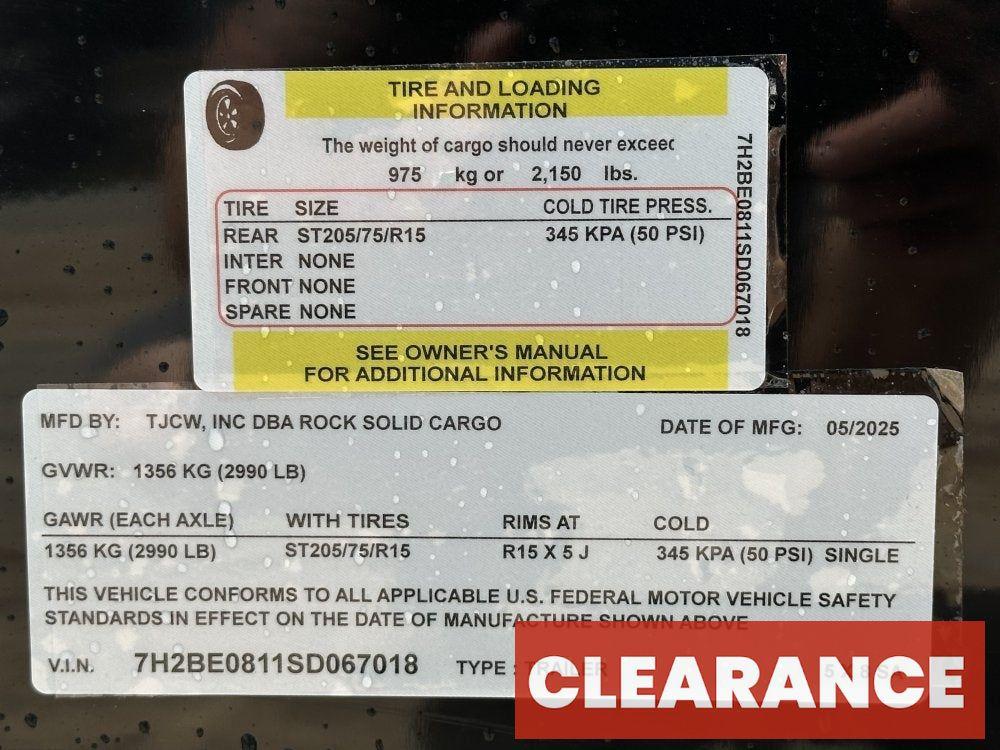 5 x 8 Enclosed - Enclosed - Stryker Dealership Group