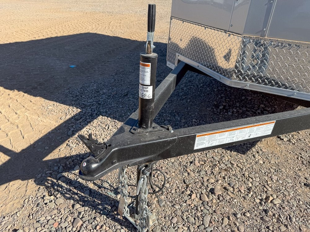 5 x 8 Outback DLX Flat Top V Nose (1) - 3500 lb Axle - Enclosed - Stryker Dealership Group