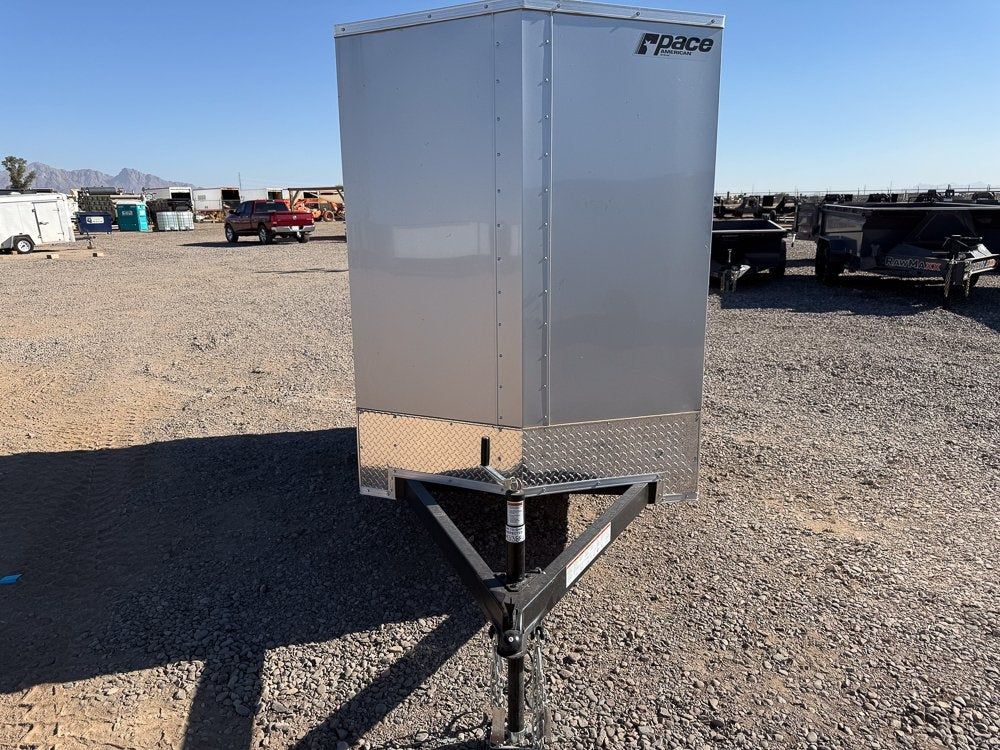 5 x 8 Outback DLX Flat Top V Nose (1) - 3500 lb Axle - Enclosed - Stryker Dealership Group