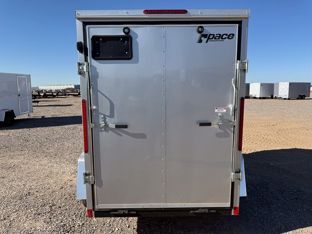 5 x 8 Outback DLX Flat Top V Nose (1) - 3500 lb Axle - Enclosed - Stryker Dealership Group