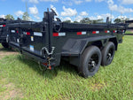 12' Dump Trailer 20" Side Walls - Telescopic Lift 646