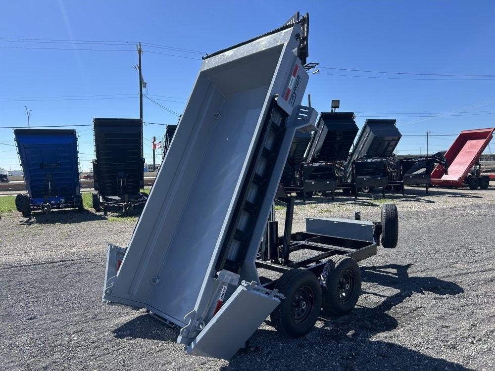 5'x10' Stryker CDT Compact Bumper Pull Dump Trailer 20" Side Walls - (2) 5.2k Axles - Bumper Pull Dump - Dump Trailers - Stryker Dealership Group